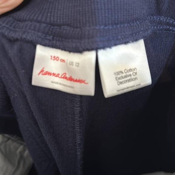 EUC - Hanna Andersson Cuddly Corduroy Navy Pants - Picture 3 of 3